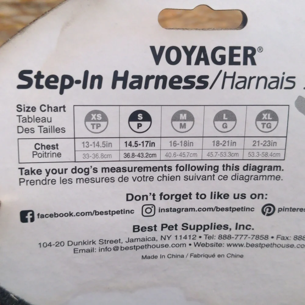 VOYAGER Step-in Dog Harness-S
